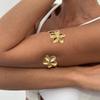 Pulsera Brazalete Nicho Transfronterizo Europeo y Americano Flor Viento Marino Estrella de Mar Sencilla Playa Viento Frío