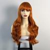 Pelucas de Comercio Exterior Europeas y Americanas para Mujeres con Cabello Largo y Rizado, Ondas Grandes, Tocado de Fibra Química Hecho a Máquina, Estilos de Cabello Largo y Rizado Colorido de Halloween en Stock