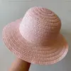 Al por mayor al por menor transfronterizo sombrero de paja DIY para niños al por mayor lotes pequeños bordado de logotipo personalización fabricante venta directa sombrero publicitario
