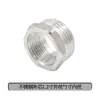 Adaptador Roscado de Acero Inoxidable Reductor Doble Rosca Macho Extensión Directa de 1/4 de Pulgada a 3/8 de Pulgada, 1/2 Pulgada, 3/4 de Pulgada a 1 Pulgada Accesorios para Tuberías de Agua