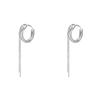 Pendientes de borla con nudo para mujer, estilo ins, con personalidad, diseño de nicho, pendientes de temperamento, venta al por mayor