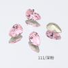 Acessórios para Nail Art Dongzhou Coleção Rosa Escuro Fundo Pontiagudo Vidro K9 de Alta Qualidade Borboleta Brilhante Diamante Grande Estilo Quente de Celebridade da Internet