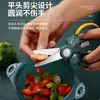 Tijeras Suplemento Alimenticio para Bebés Hechas de Acero Inoxidable de Grado Alimenticio, Multifuncionales para Cortar Carne, Verduras y Fideos, Fabricante Mayorista de Comercio Electrónico para Niños
