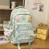 Mochila de alto valor para meninas do ensino fundamental, estilo Ins, estilo coreano, para estudantes do ensino médio, estudantes do ensino fundamental 3º ao 6º ano, mochila de ombro duplo, estudantes universitárias