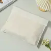 Bolsa de tela no tejida snap-on con logo impreso personalizado, bolsa a prueba de polvo para organización de ropa, bolsa de almacenamiento blanca duradera para ropa de viaje