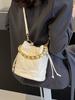 Bolso estilo Chanel para mujer 2023 nueva moda de otoño e invierno bolso de cadena en rombo bolso cubo de alta calidad para combinar con todo bolso bandolera