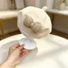 Boina para Niña Bebé Primavera Otoño Invierno Estilo Coreano Moda Tejido Lana Sombrero de Pintor para Bebé Niño Pequeño Niña