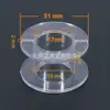 Bobina de Indutor Carretel de Plástico Acessórios de Áudio Suporte de Bobinagem em Forma de I para Crossover Carretel ABS Transparente