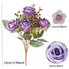 Bouquets de Rosas y Flores de Cerezo Más Vendidos Transfronterizos, Macetas, Arreglos Florales para Exhibición de Mesa, Ramos de Mano para Fiestas y Bodas