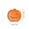 Prato de Doces Fantasma Abóbora Morcego de Halloween Prato Decorativo Prato de Frutas Prato Decorativo de Plástico Material PP Prato de Lanches