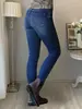 2024 Novos Jeans Femininos Europeus e Americanos Amazon AliExpress Comércio Exterior Cruz Confortáveis Cintura Alta Perna Reta Senhoras