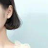 Aretes de Moda Estilo Coreano Estilo Fresco Aretes de Cerdito Dibujados con Alambre Pequeños Huecos Lindos Joyería Dulces Aretes de Animales para Mujer