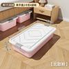 Caja de Almacenamiento Debajo de la Cama para Uso Doméstico, Organizador de Colchas, Caja Debajo de la Cama con Ruedas y Tapa, Caja de Almacenamiento de Ropa Extra Grande