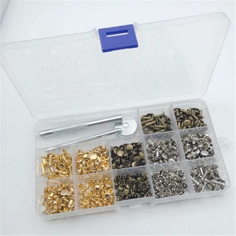 240套3个尺寸3个颜色双面铆钉+工具4
