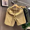 Shorts Casuales Versátiles de Estilo Neutro para Hombre en Verano Tendencia de Moda para Parejas Holgados Shorts tipo Bermuda de Playa para Hombre Negro