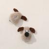 Invierno lindo jefe perro orejas grandes perro muñeco peluche accesorios DIY tocado pasador accesorios material venta al por mayor