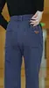 Pantalones casuales para hombre con cremallera de bolsillo transfronteriza, pantalones versátiles de pierna recta holgados de negocios de alta gama para hombre, pantalones largos de primavera y otoño para hombre