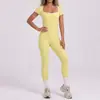 Body de Bloques de Color Europeo y Americano con Tacto Nude, Hueco en la Espalda, Ropa Deportiva de Fitness Hermosa y Ajustada, Ropa de Yoga de Una Pieza para Correr al Aire Libre