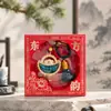 Ano do Carneiro Ben Ming Nian Brocado Canção Ovelhinha Pendente para Bênção Chaveiro Ornamento de Bolsa Presente de Ano Novo Companhia Presente da Sorte