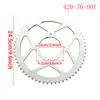Placa de cadena para motocicleta de cross country 420/428/520/530, placa de dientes trasera Big Fly, engranaje para kart, piñón para coche de playa