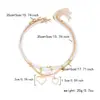Collar Colgante de Corazón Nuevo Transfronterizo Coreano y Japonés para Mujer, Cadena Exquisita de Perlas de Lujo Ligero para Clavícula con un Toque de Alta Gama