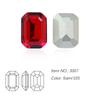 Dongzhou Crystal K9 de alta calidad con base puntiaguda, diamantes de cristal de anís estrellado largo plateados, joyas de diamantes, equipaje, accesorios decorativos de bricolaje al por mayor