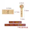 Gelatina de piel de burro pasta de ginseng americano etiqueta adhesiva para botella etiqueta adhesiva de color papel Kraft impermeable en stock