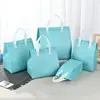 Bolsas Aislantes de Tela No Tejida en Stock, Bolsas Portátiles para Llevar, Bolsas de Empaque para Barbacoa, Bolsas de Papel de Aluminio para Helados, Bolsas para Té de Leche, Personalizables con Logo