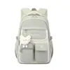 Mochila Fresca para Chica Suave Mujer Estilo Coreano Estilo Academia Bolso de Hombro Diseño Multicompartimento Mochila para Estudiante de Secundaria