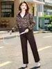 Traje Esportivo Casual Fashion e Estiloso para Mães, Nova Coleção de Outono para Mulheres de Meia-Idade e Idosas