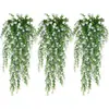 69 Peças Flor de Chá de Eucalipto Plástico Flor Artificial Interna Trepadeira Pendurada na Parede para Sala de Estar, Pequena