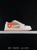 Tênis Putian Air Aj1 Jordan Scott Unissex Casual Esportivo de Cano Baixo para Basquete com Swoosh Invertido e Design de Raio