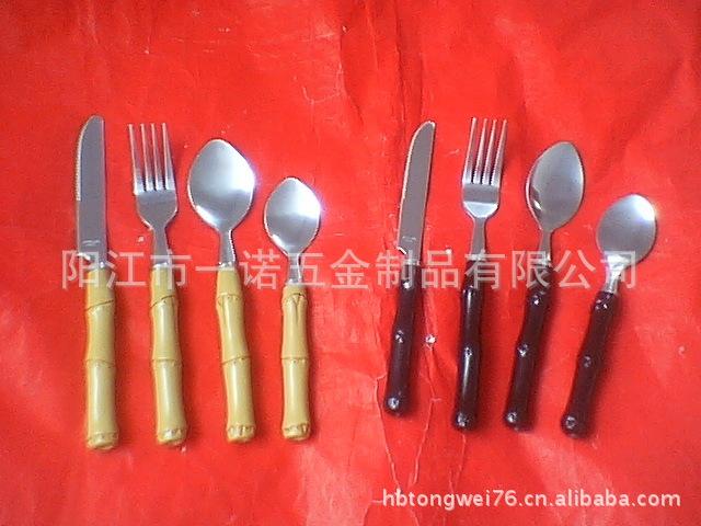 餐具竹节刀叉勺