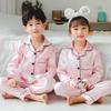 Pijamas de Verano para Niños al por Mayor Finos de Seda Artificial Pantalones Cortos Ropa Infantil Niños y Niñas Pantalones Cortos Ropa de Casa