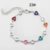 Pulsera de Aleación de Venta Caliente Transfronteriza, Versátil, Creativa y de Moda, Pulsera Femenina de Ojo de Diablo Corazón Estilo Europeo y Americano Ins
