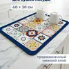 Tapete Drenante de Cocina Impreso de Alta Calidad para Uso Doméstico, Absorbente, Secado Rápido, Aislante Térmico, Antideslizante, Multimedida para Platos y Vasos