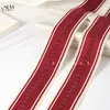 Ribete de Encaje Hueco Bilateral con Borla Cuadros Rayas Cinta de Satén Lazo de Flores Frescas Accesorios para el Cabello Cinta DIY