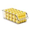 Caja de Almacenamiento para Refrigerador Caja tipo Cajón de Grado Alimenticio con Ruedas Artefacto para Almacenamiento y Organización de Huevos Caja de Almacenamiento para Cocina Hogar