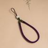 Lanyard de Muñeca para Teléfono Corto Tejido a Mano, Pulsera Anillo para Mujeres, Duradero y Exquisito, con Diseño de Loto y Vintage