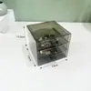 Caixa de Joias Antioxidação Cristal Transparente Acrílico à Prova de Poeira Pulseira Corrente Joia Brinquedo Caixa de Armazenamento de Pulseira com Contas