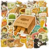 Pegatinas de compra directa transfronteriza: Pegatinas diarias de gato lindo, pegatinas decorativas adorables con temática de mascotas para agendas, pegatinas impermeables