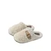 Chinelos de Algodão Fofos Birkenstock Femininos Novo Moda Outono/Inverno 2026 Outdoor Antiderrapante Quente Solado Grosso Chinelos de Algodão para Casa