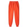 Calça de moletom esportiva casual nova para primavera e outono, estilo coreano, forrada com fleece, espessa, corte slim, moda casual, calça externa masculina da moda