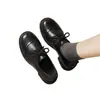 Colección Otoño 2026: Zapatos de Trabajo de Cuero Suave con Cordones Negros para Mujer - Cómodos, Versátiles y Elegantes para el Trayecto al Trabajo