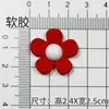 Año Nuevo Rojo Felicitaciones Festivas Letras Suaves de PVC Funda para Teléfono Accesorios DIY Zapatos Ropa Sombreros Juguetes Pegatinas