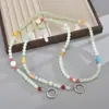 Nova Corrente de Ombro com Contas Estilo Chinês Flor de Lótus, Corrente de Bolsa Substituível, Pingente Pequeno Simples, Pingente Longo para Celular