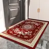 Nuevo felpudo de entrada festivo rojo estilo chino, alfombra completa para sala de estar, alfombra de pasillo, alfombrilla antideslizante y resistente a la suciedad
