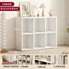 Estante de Livros Armário de Grade Doméstico Armário de Armazenamento Multicamadas Armário Lateral Integrado de Parede Armário de Armazenamento de Chão Armário de Armazenamento Simples para Sala de Estar