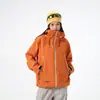 Jaqueta de Montanhismo à Prova de Vento e Impermeável Masculina e Feminina, Estilo Tmall, Jaqueta Três em Um com Forro de Fleece