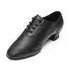 Zapatos Modernos para Hombre Zapatos de Baile Latino Zapatos de Baile de Salón Zapatos de Baile Cuadrado Zapatos de Práctica en Interiores Zapatos Negros para Maestro Venta al por Mayor
